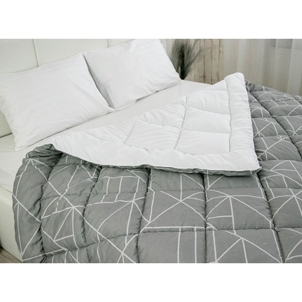 Фото - Одеяло демисезонное двуспальное евро Руно 200х220 Crystal Grey (322.52_Crystal Grey demi)