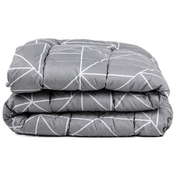 Фото - Одеяло демисезонное двуспальное евро Руно 200х220 Crystal Grey (322.52_Crystal Grey demi)