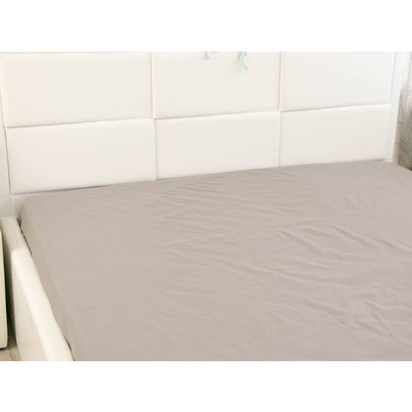 Фото - Простынь двуспальная Руно Dark Grey бязь 160х200 (500.114У_Dark Grey)