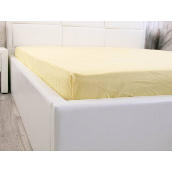Фото - Простынь двуспальная Руно Yellow бязь 180х200 (504.114У_Yellow)