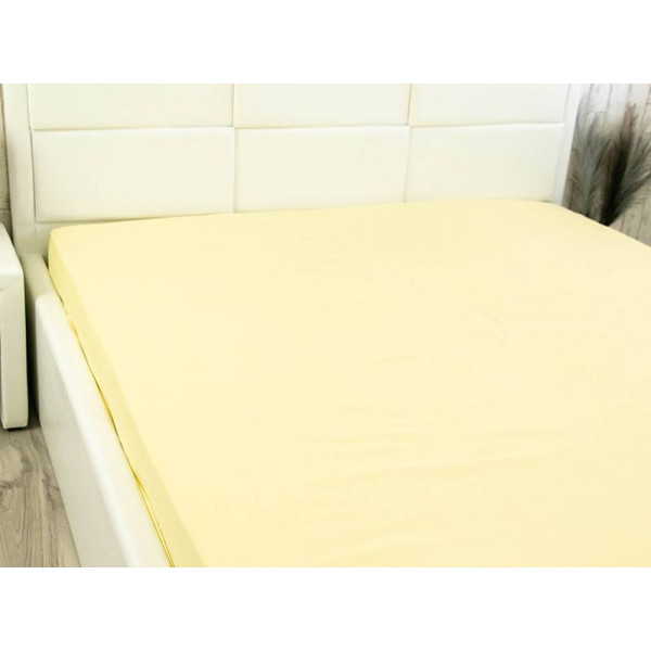 Фото - Простынь двуспальная Руно Yellow бязь 180х200 (504.114У_Yellow)