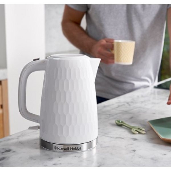 Фото - Електричний чайник Russell Hobbs 26050-70 Honeycomb White