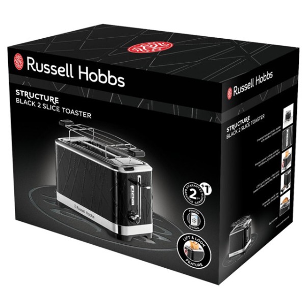 Фото - Тостер Russell Hobbs 28091-56 Structure Black