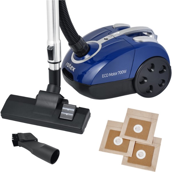 Фото - Пылесос для сухой уборки с мешком Rotex RVB18-E EcoBlue