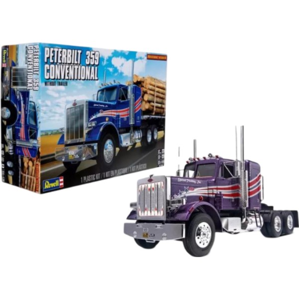 Фото - Набор для моделирования техники Revell Грузовой тягач Peterbilt 359 1:25 (RVL-11506)