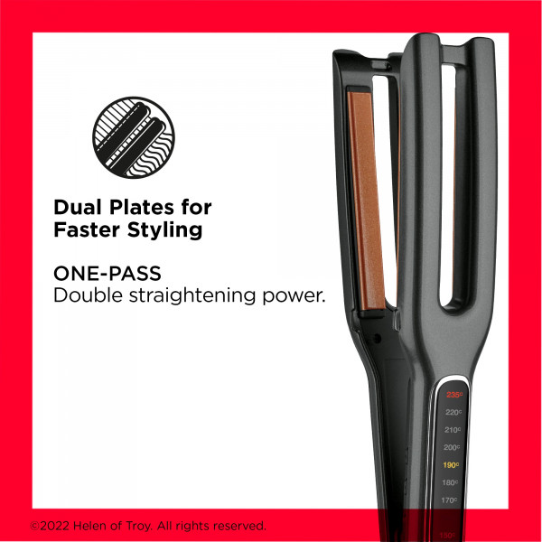Фото - Вирівнювач волосся Revlon One-Step double straight (RVST2204E)
