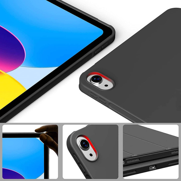 Фото - Чохол для планшета Becover Tri Fold Soft TPU з кріпленням Apple Pencil for Apple iPad 10.9'' (10 Gen)/iPad 11'' (A16) Black (708459)