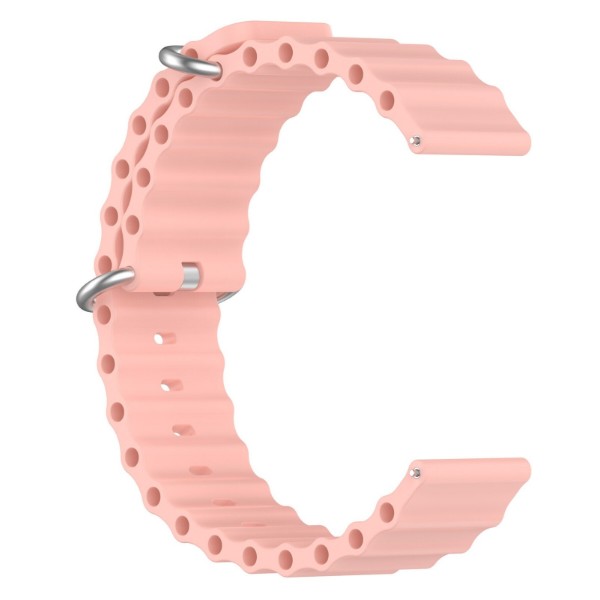 Фото - Ремешок для смарт-часов BeCover Wave Style (20mm) for Huawei Watch GT 3 (42mm) / GT 2 (42mm) / GT 3 Pro (43mm Ceramic) / Watch 2 (Sport) Pink (714193)