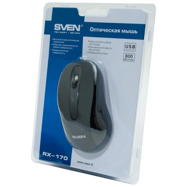 Фото - Мышь компьютерная Sven RX-170 USB black