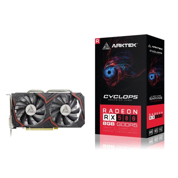 Фото - Відеокарта Arktek RX 580 8GB GDDR5 (AKR580D5S8GH1) Фото - Відеокарта Arktek RX 580 8GB GDDR5 (AKR580D5S8GH1)