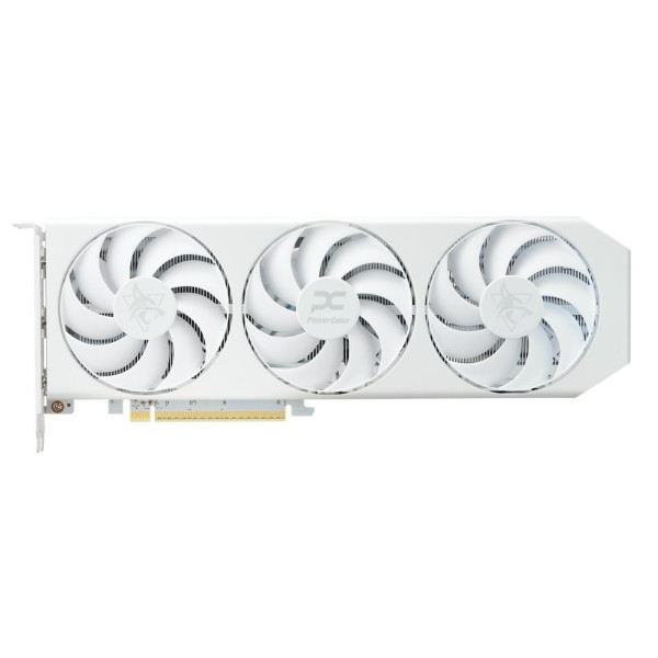 Фото - Видеокарта PowerColor AMD Radeon RX 9060 XT 16GB GDDR6 Hellhound Spectral White (RX9060XT 16G-L/OC/WHITE)