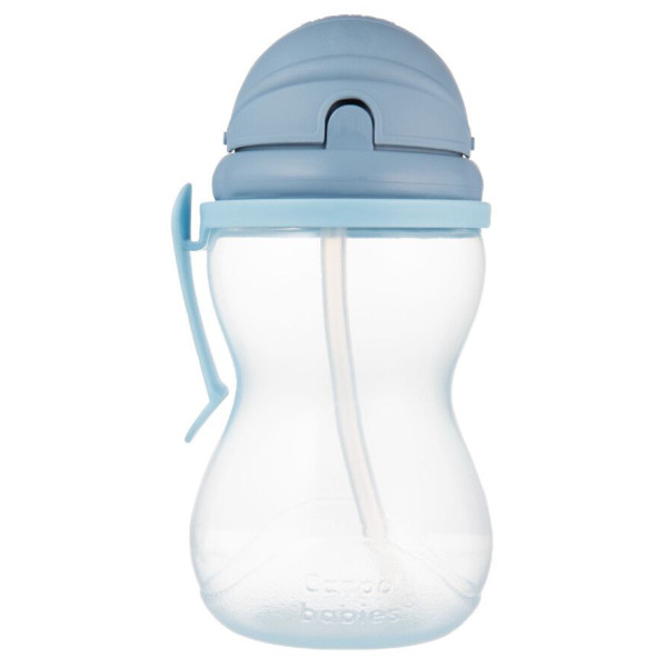Фото - Поїльник-непроливайка дитячий Canpol babies Бідончик зі складною силіконовою трубочкою синій 370 мл (56/113_blu2)