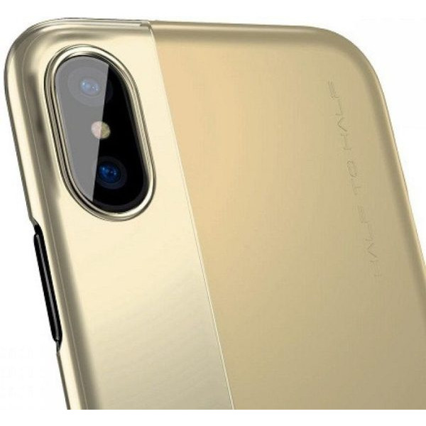 Фото - Чехол для смартфона Baseus for iPhone X (RY0V) Gold (XK-BS-HS-IPX-GD)