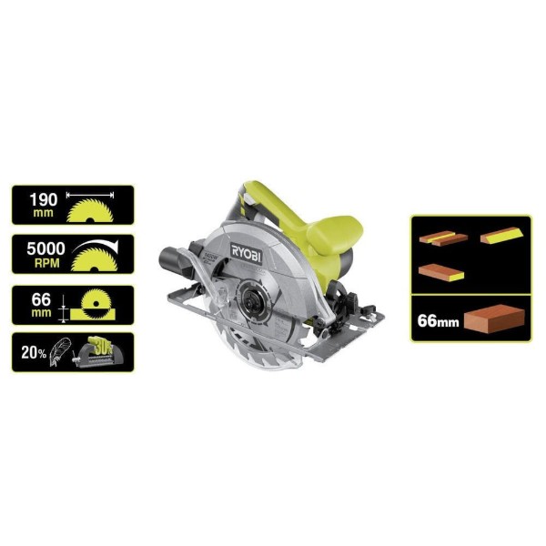 Фото - Пила дисковая Ryobi RCS1400-G