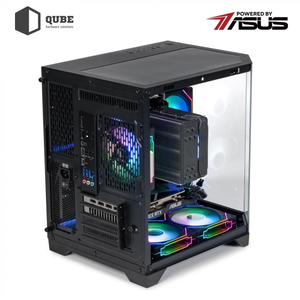 Фото - Системний блок QUBE QB Ryzen 5 5600 RTX 5060 8GB CRb 161010 (Ryzen55600RTX50608GBCRb161010)
