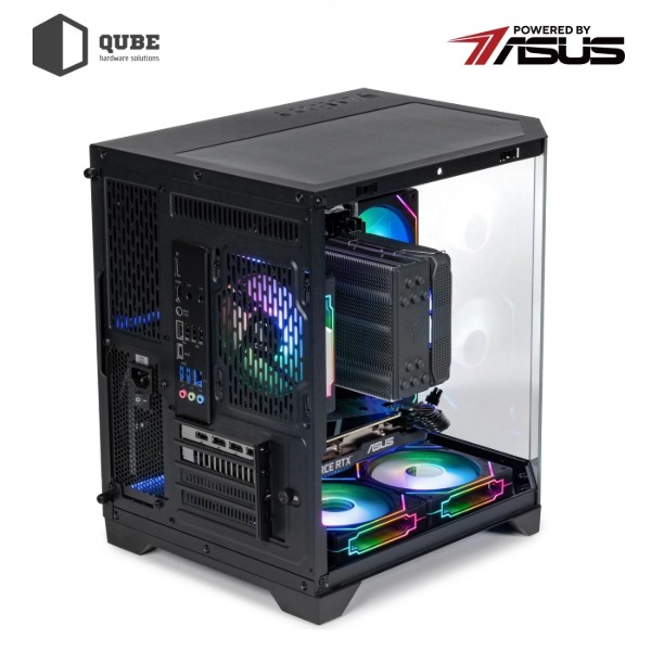 Фото - Системний блок QUBE QB Ryzen 5 5600 RTX 5060 8GB CRb 1610 (Ryzen55600RTX50608GBCRb1610)