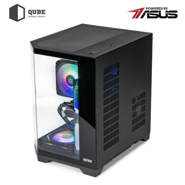 Фото - Системний блок QUBE QB Ryzen 5 5600 RTX 5060 8GB CRb 1610 (Ryzen55600RTX50608GBCRb1610)