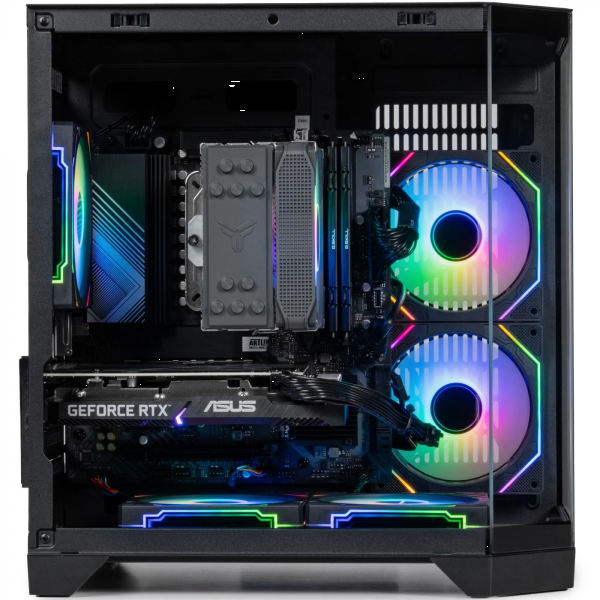 Фото - Системный блок QUBE QB Ryzen 5 5600 RTX 5060 8GB CRb 3220 (Ryzen55600RTX50608GBCRb3220)