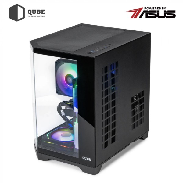 Фото - Системний блок QUBE QB Ryzen 5 7400F RTX 5050 8GB CRb 3210 (Ryzen57400FRTX50508GBCRb3210)