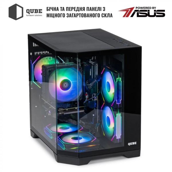 Фото - Системний блок QUBE QB Ryzen 5 7400F RTX 5050 8GB CRb 322020 (Ryzen57400FRTX50508GBCRb322020)