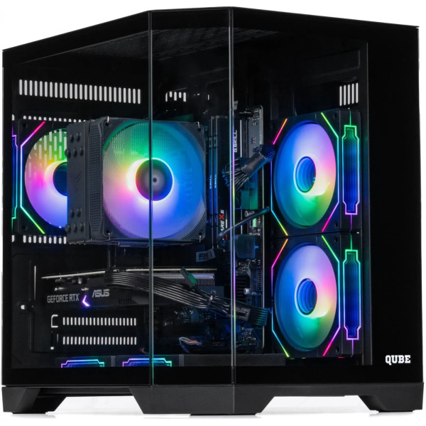 Фото - Системний блок QUBE QB Ryzen 5 7500F RTX 5060 Ti 16GB CRb 3210 (Ryzen57500FRTX5060TI16GBCRb3210)