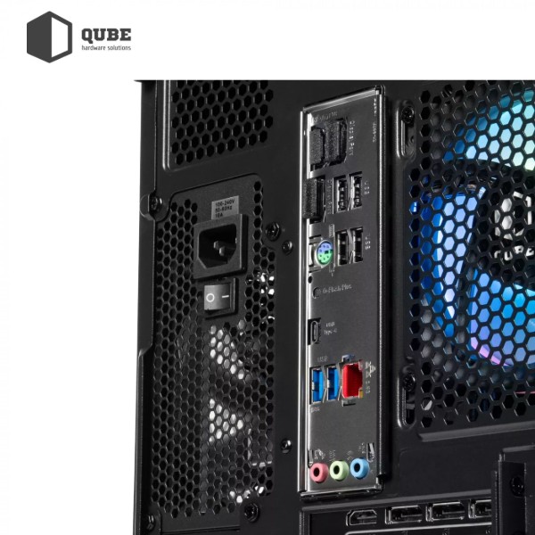 Фото - Системний блок QUBE QB Ryzen 7 9700X RTX 5050 8GB MRGb 321010Win (Ryzen79700XRTX50508GBMRGb321010Win)