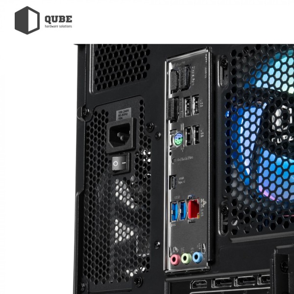 Фото - Системный блок QUBE QB Ryzen 7 9700X RTX 5050 8GB MRGb 3210 (Ryzen79700XRTX50508GBMRGb3210)