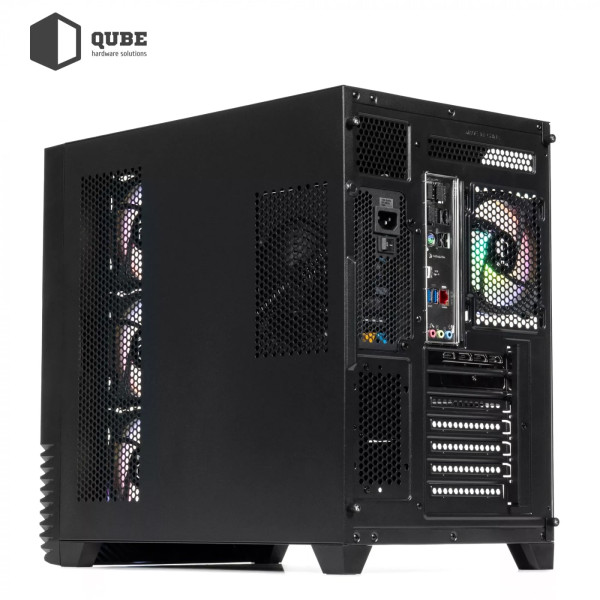 Фото - Системний блок QUBE QB Ryzen 7 9700X RTX 5050 8GB MRGb 642020 (Ryzen79700XRTX50508GBMRGb642020)