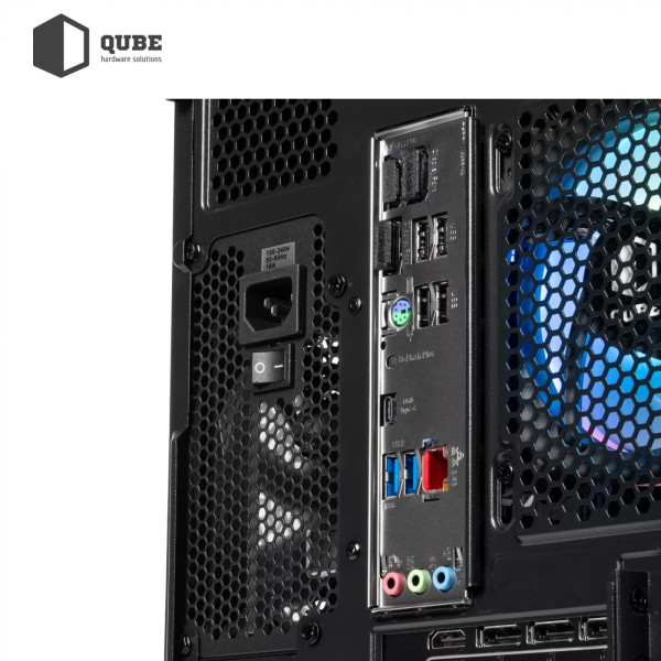 Фото - Системний блок QUBE QB Ryzen 7 9700X RTX 5050 8GB MRGb 642020 (Ryzen79700XRTX50508GBMRGb642020)