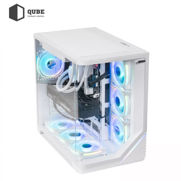 Фото - Системний блок QUBE QB Ryzen 7 9700X RTX 5050 8GB MRGw 642020 (Ryzen79700XRTX50508GBMRGw642020)