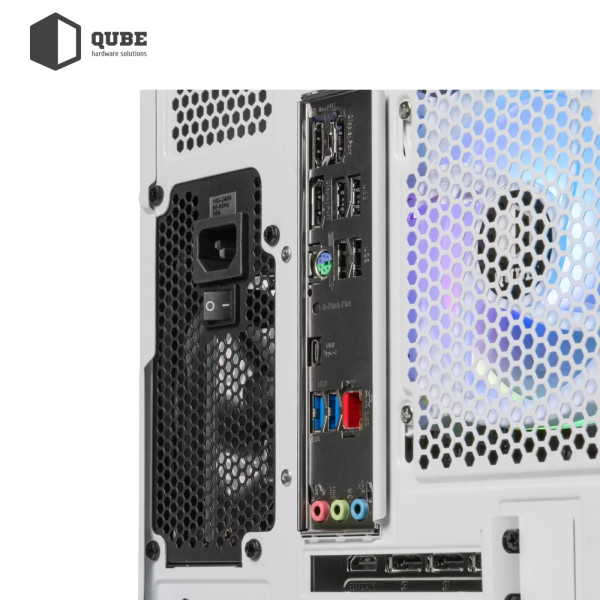 Фото - Системний блок QUBE QB Ryzen 7 9700X RTX 5050 8GB MRGw 642020 (Ryzen79700XRTX50508GBMRGw642020)