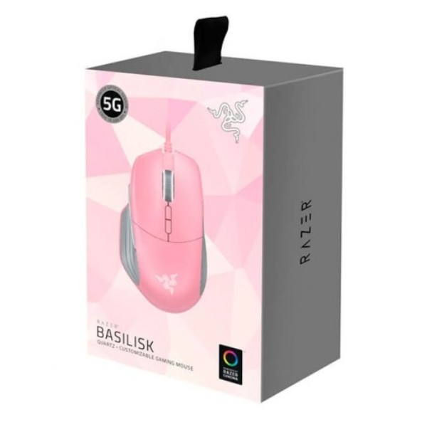 Фото - Мышь проводная игровая Razer Basilisk Quartz (RZ01-02330200-R3M1)