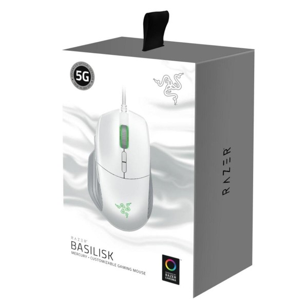 Фото - Мышь проводная игровая Razer Basilisk Mercury (RZ01-02330300-R3M1)