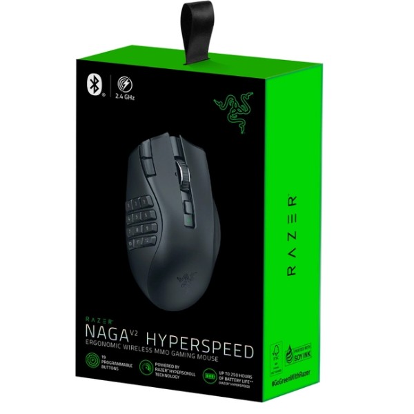 Фото - Миша бездротова ігрова Razer Naga V2 Hyperspeed (RZ01-03600100-R3G1)