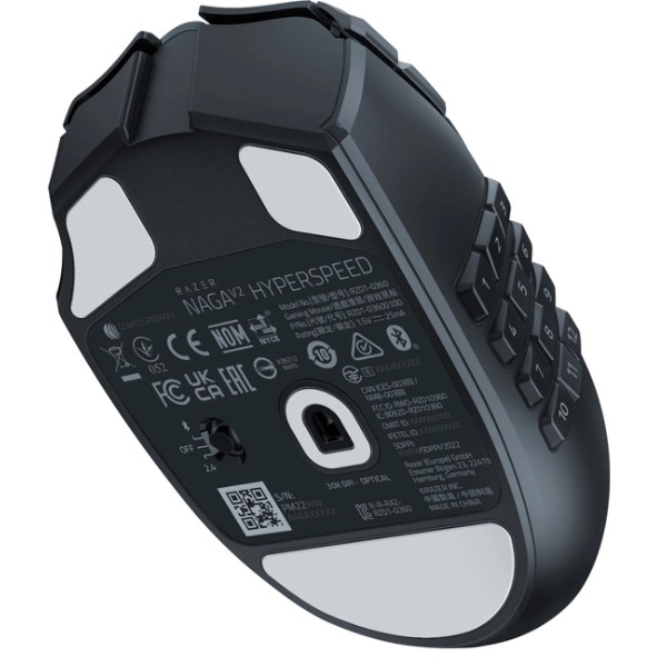 Фото - Миша бездротова ігрова Razer Naga V2 Hyperspeed (RZ01-03600100-R3G1)