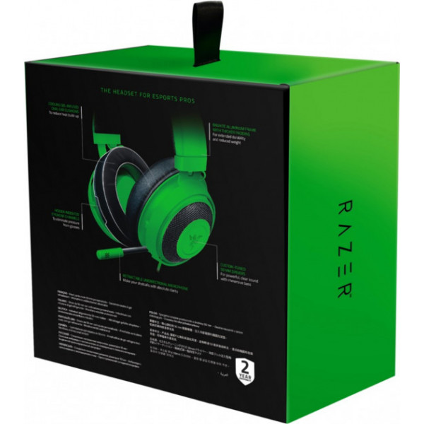 Фото - Гарнітура дротова ігрова Razer Kraken Multi Platform Green (RZ04-02830200-R3M1)