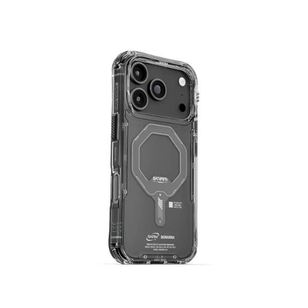 Фото - Чохол для смартфону Skinarma Saido do iPhone 17 Pro Magnetic Charging gray (SK-2025IPP6.3-SDOMS-GRA)