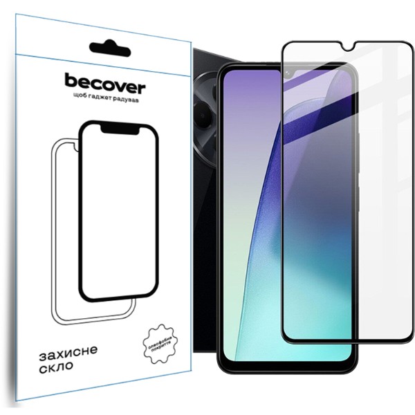 Фото - Захисне скло для смартфону BeCover for Xiaomi Redmi A4 5G Black (712884)