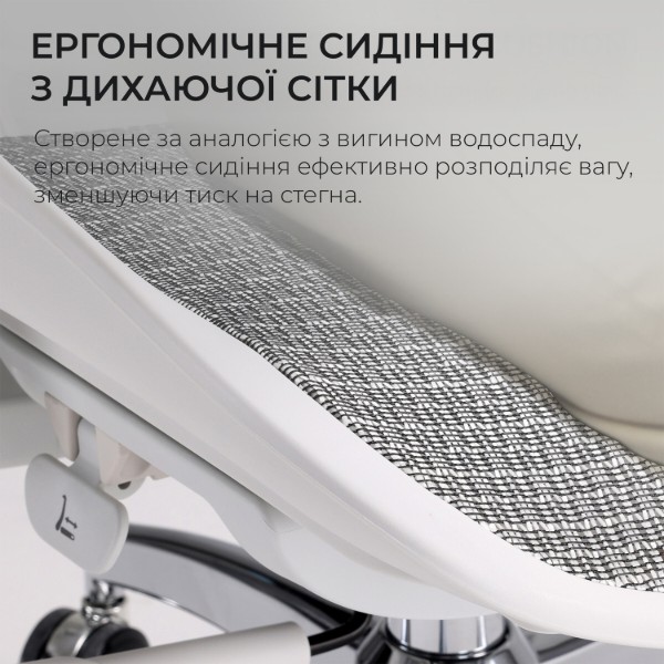 Фото - Кресло офисное Sihoo DORO S100 Mesh White (S100-M302)