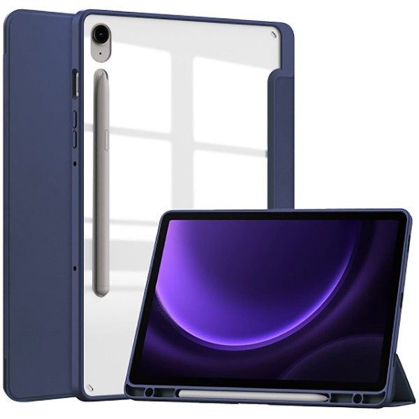 Фото - Чехол для планшета BeCover Soft Edge с креплением для стилуса for Samsung Galaxy Tab S10 FE (SM-X520/SM-X526) 10.9" Deep Blue (713301)