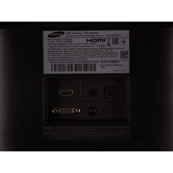 Фото - Монитор Samsung S27E390H (LS27E390HSO/CI)