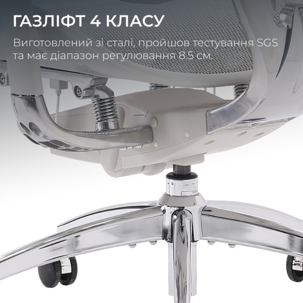 Фото - Кресло офисное Sihoo DORO S300 Mesh Light Grey (S300-M202)
