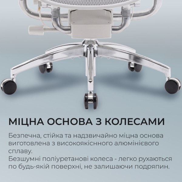 Фото - Кресло офисное Sihoo DORO S300 Mesh Light Grey (S300-M202)