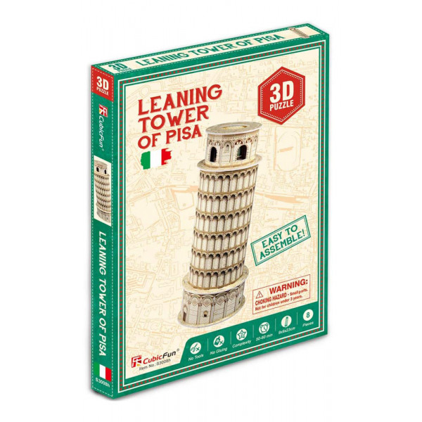 Фото - 3D пазли Cubic Fun "Пізанська вежа" серія міні (S3008h)