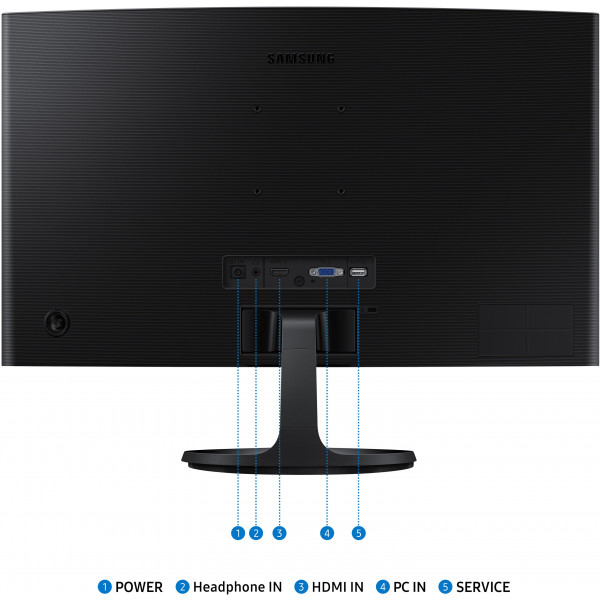Фото - Монітор Samsung S24D360 (LS24D360GAIXCI/UA)