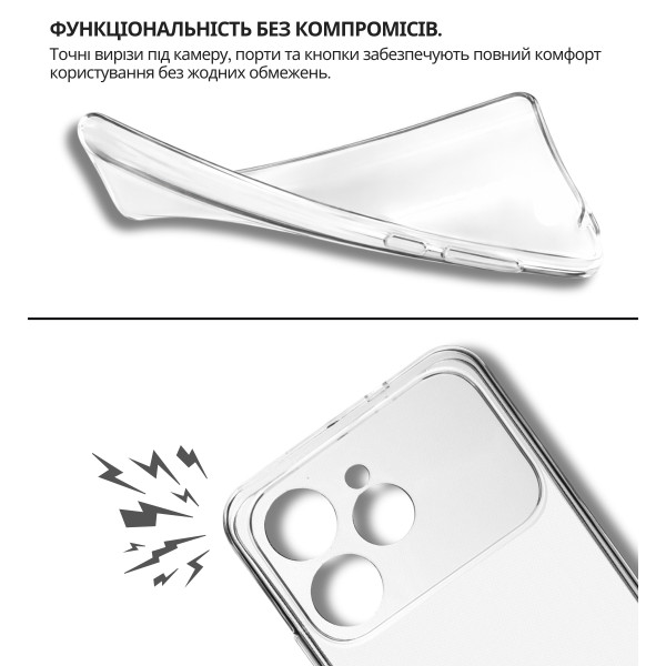 Фото - Чехол для смартфона BeCover for Tecno Spark 40 4G (KM5) Transparancy (715062)