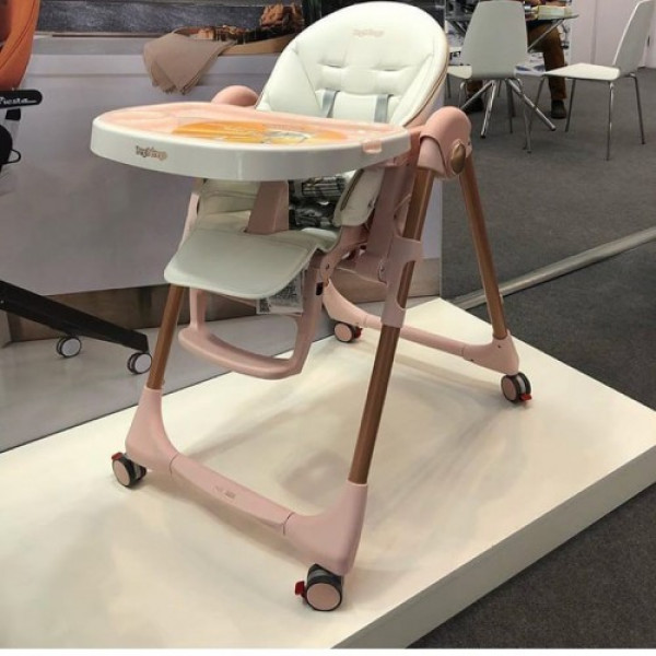 Фото - Стульчик для кормления трансформер Peg-Perego Prima Pappa Follow Me Mon Amour (розовое золото)