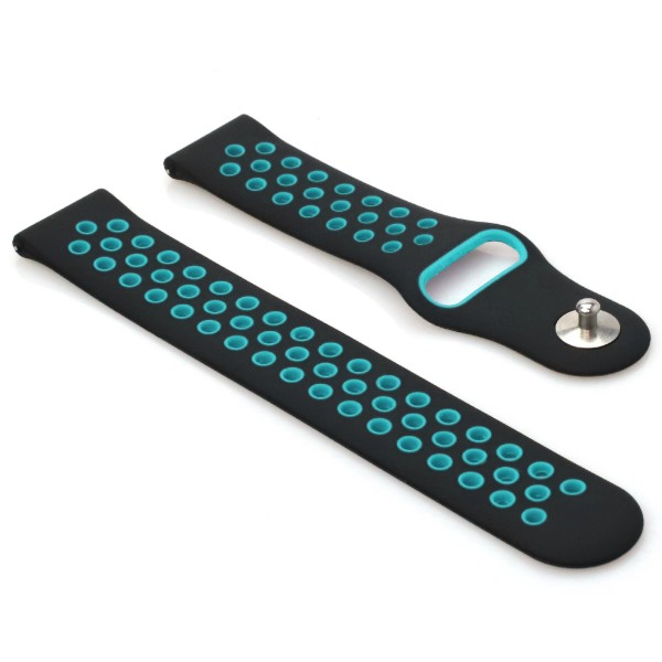 Фото - Ремешок для смарт-часов BeCover Nike Style for Samsung Galaxy Watch 46mm/Watch 3 45mm/Gear S3 Classic/Gear S3 Frontier Black-Blue (705782)
