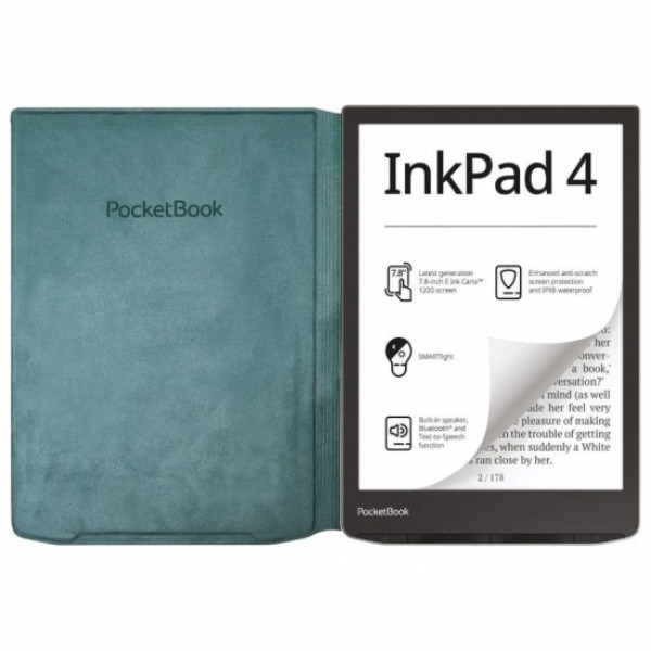 Фото - Чехол для электронной книги PocketBook 743 Flip Series Green (HN-FP-PU-743G-SG-CIS)
