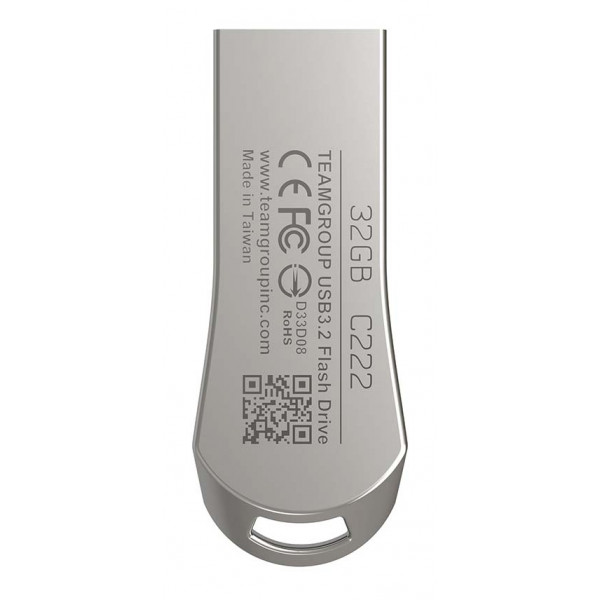 Фото - Флеш USB Team USB3.2 32GB C222 Silver (TC222332GS01)